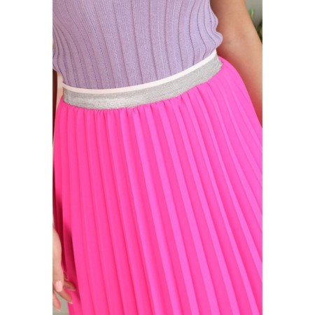 Female skirt, size 48, pink color-8