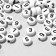 Acrylic bead “Figures and Symbols” mix, 7 × 4 mm, set 10 g, black and white color