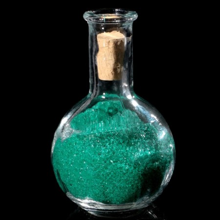 Decorative Malaya Vase "Ilis" with green filler