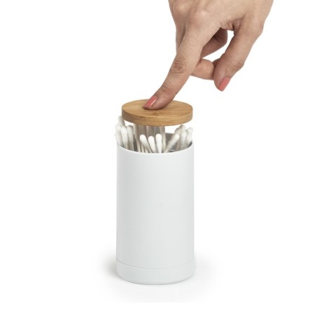 Country for cotton wool sticks, size 6.5x11.5 cm, white color-1