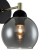 Бра Indigo, 11029/1W Black. 1х60Вт, E27, 220х150х230 мм, цвет дымчатый