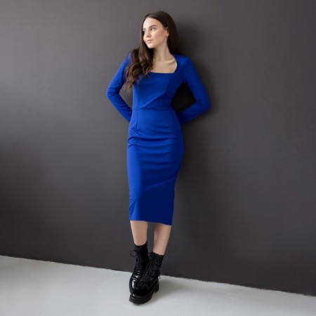 Women's dress Midy Mist p. 44, blue-5