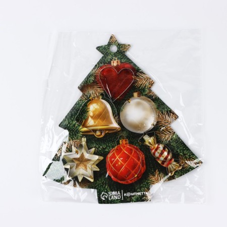 New Year. A set of cookies "Christmas tree", 6 pcs-5