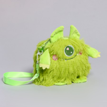 Handbag "Montstrika", 18 cm, green color-1
