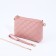 Bag Cross-Bodi with a zipper, pink color