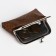 Wallet on the farmar, brown color
