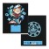 Notebook in a line of 24 sheets, 5 types of mix, cover coated cardboard, gravity farz