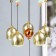 Wind Music Metal "Ganesha in Golden Flower" 5 bells 56x8 cm
