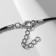 Piece of men's “rock” hand, color black silver on a black lace, 50 cm