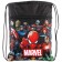A bag for shoes with a pocket 420*350 mm, Spider-Man