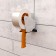 Holder for the Scotch tape dispenser/adhesive packaging tape, wall -mounted, black