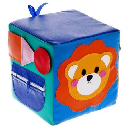 Bizikubik Developing tactile "lion", 20 × 20 cm