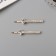 Invisibility for hair "Dilis" (set 2 pcs) grace, 5.5 cm, gold