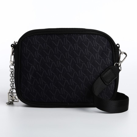 Women's textile bag nk, 19x14x6 cm, black-1