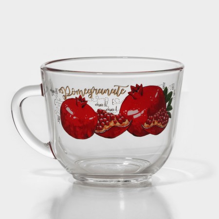 Glass Glass "Useful Fruits", 200 ml, mix-16