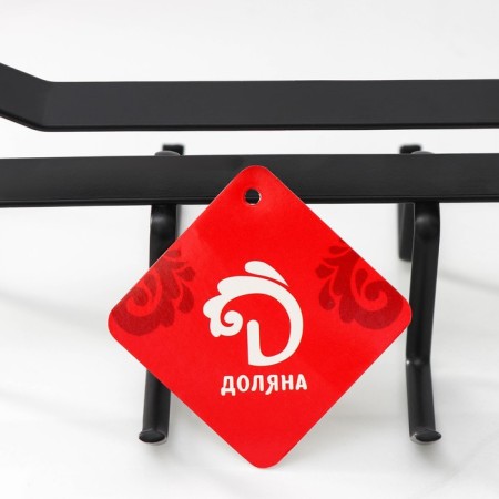 Holder for mugs of a suspended share, for 12 objects, black color-8