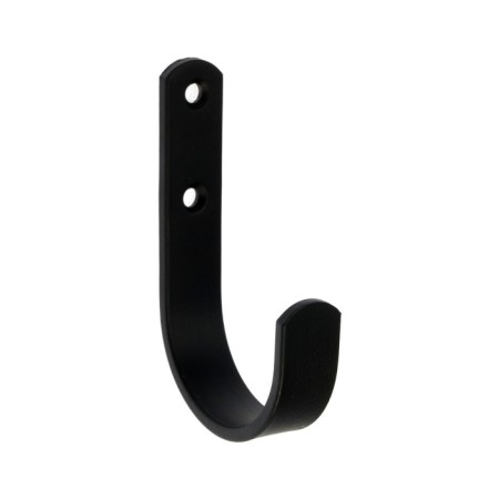 The hook is wall, universal, 100x65x20, black color