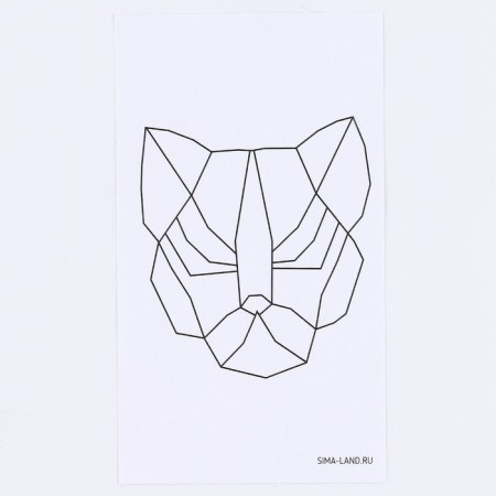 Beadwork. Black Panther brooch, set for creativity-3