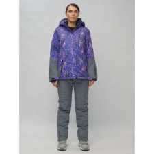 Ski suit, size 44, purple color