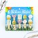A set of clothespins for decorating the willow "with a bright Easter", 10 x 12 cm.