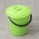 A bucket with a fixing lid and drain, 10 l, color mix