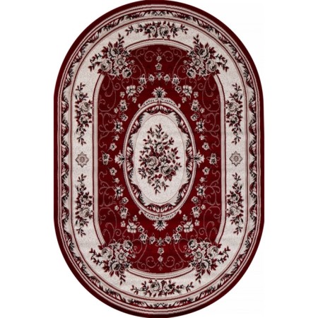 Oval carpet Merinos gavana, size 100x200 cm, color Red