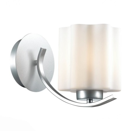 Sconces st. SL116.501.01. ONDE. 1x60 watts, E27, 15x18 cm, silver color