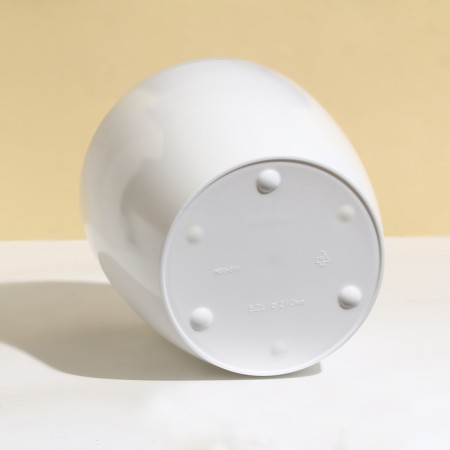 Flower pot, d = 21 cm, 5.2 l, plastic, white-1