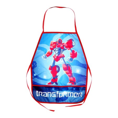 Apron for labor 490 x 390 mm, (height 116-146), FDT-3 "Transformer" gray/red