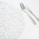 A set of serving napkins on the table “Spider Web”, D = 38 cm, 4 pcs, silver color