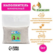 Mineral absorption “Piggon” Filler Tseoit University 2-5 mm, 6 kg is absorbed. 10 l