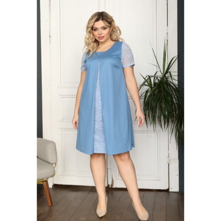 Women's dress, size 60, blue color