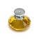 Handle button Cappio, color Gold "Diamond", glass, d = 40 mm