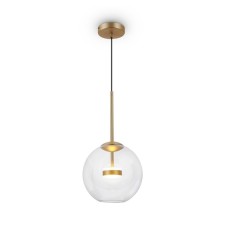 Suspension lamp Maytoni Mod055PL-L12G3K, 1XLED, 12W, 25x25x247 cm, 750lm, color gold