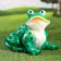 Garden Figure "Frog-Kvakushka" 30x30x25cm