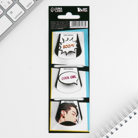 Magnetic bookmarks 3 pcs on the Comic Subway-5