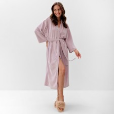 Women's robe KAFTAN PLUSHY p. 44-46, lilac
