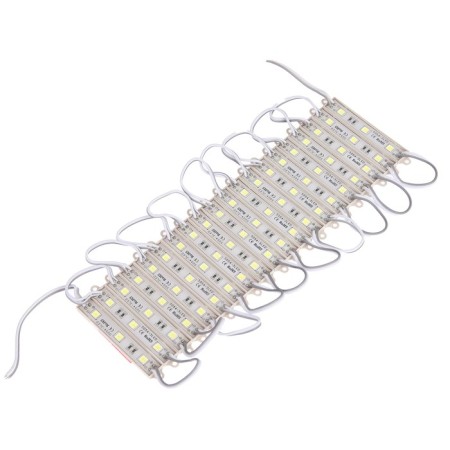 SMD5054 LED module, 1.5 W, 3 LED, 135 lm, IP65, 6500K, 12V, white, set 20 pcs.-1
