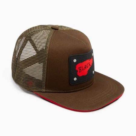 Basebolk male minku with a patch color green, size 56-58-3