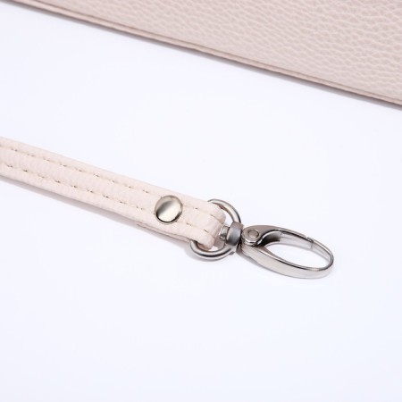 Women's bag over the shoulder Textura, small size, beige color-5