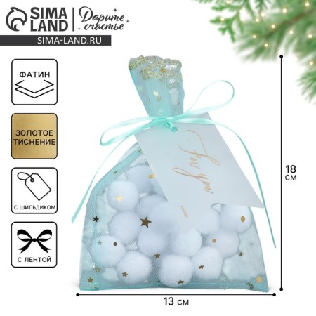 Gift bag from tulle "to you", 13 x 18 cm +/- 1.5 cm
