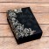 The box is folding, the lid is, "flowers", software touch, 21 x 15 x 7 cm
