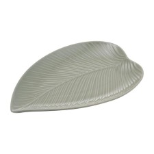 Serving dish in The Forest Leaf Small Gray-Greet