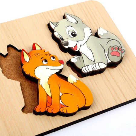 Frame-lodge "Wild animals"-3