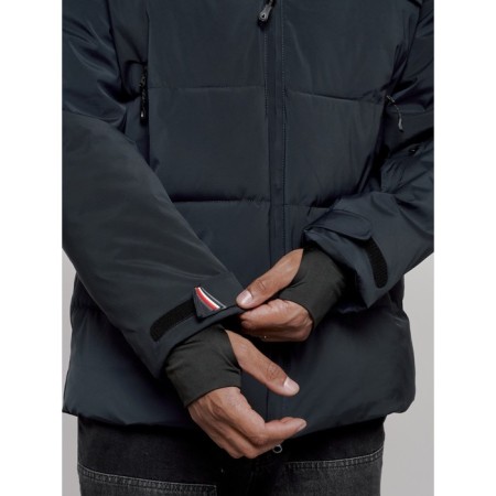 Winter ski ski ski male, size 54, dark blue color-9
