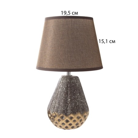 Table lamp "Victoria" 1he14 40W Coffee/gold 20x20x32cm-7
