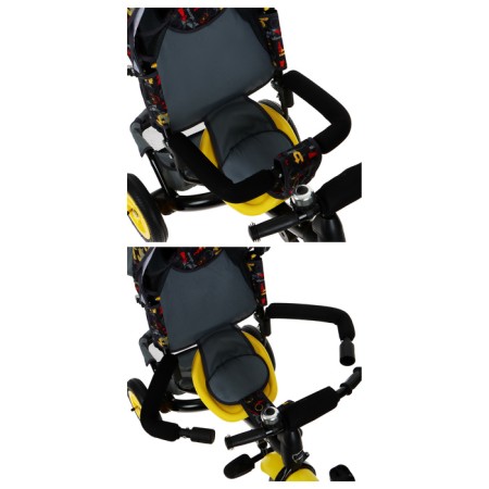 Three -haired bike Vivat 1, shooter print, yellow-5