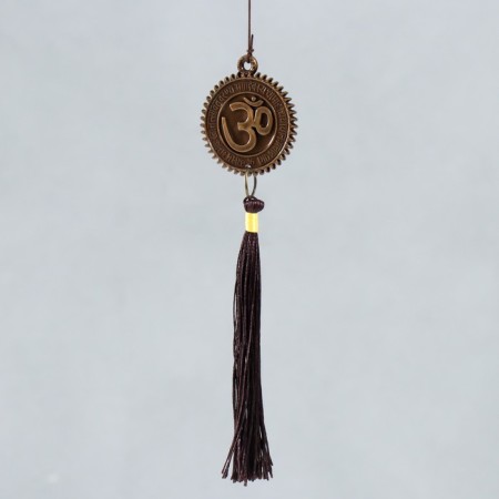 Wind Music Metal "Bell and Coin Om" 8 bells 50 cm-3