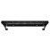 Metal shelf 400x150 mm for storing heavy cargo, wall, black