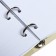Notebook on rings, 80 sheets in the "Avocado. Love" line, cardboard cover, matte lamination Soft Touch, foil embossing, shift block 70 g/m2